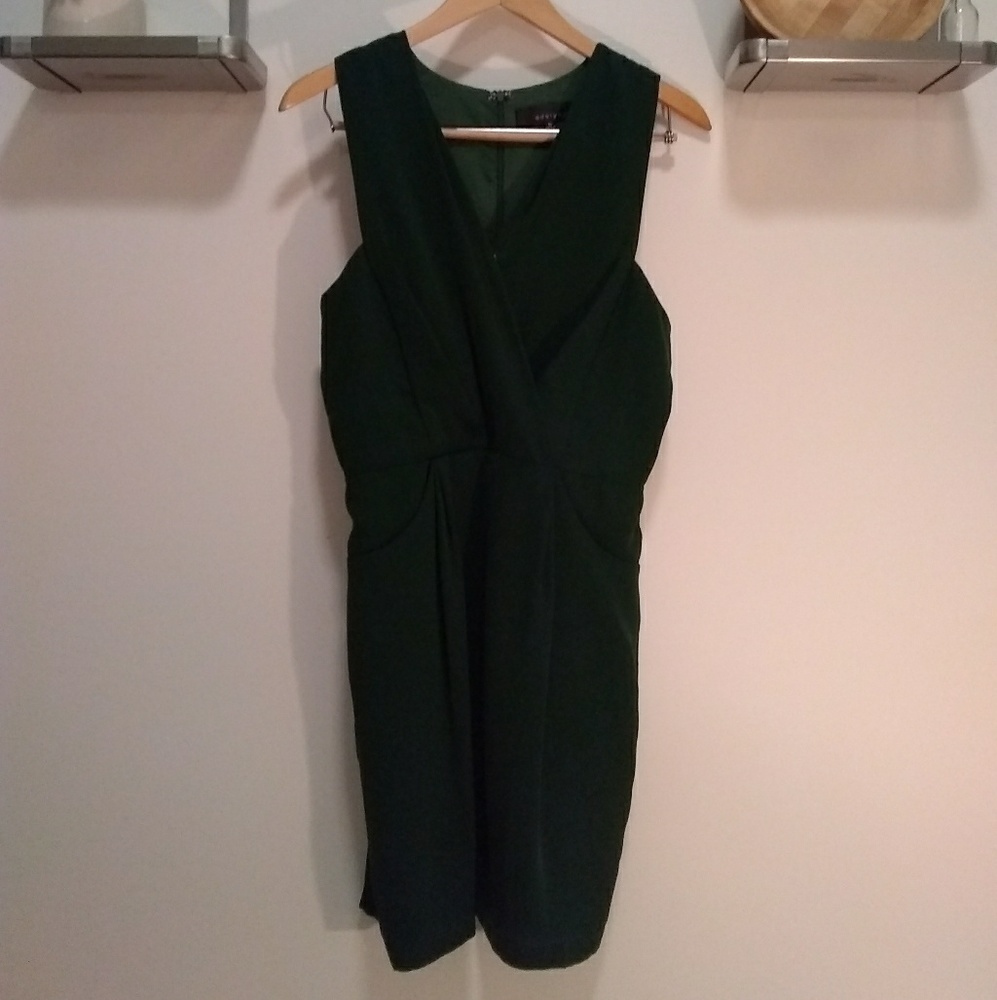 Forest green special event dress